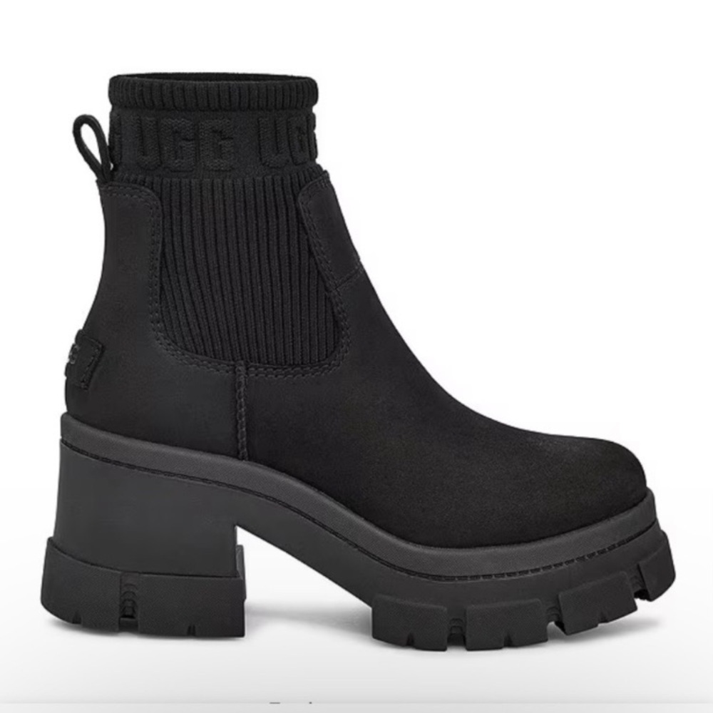 UGG Black Combat & Moto Boots - Picture 4 of 11